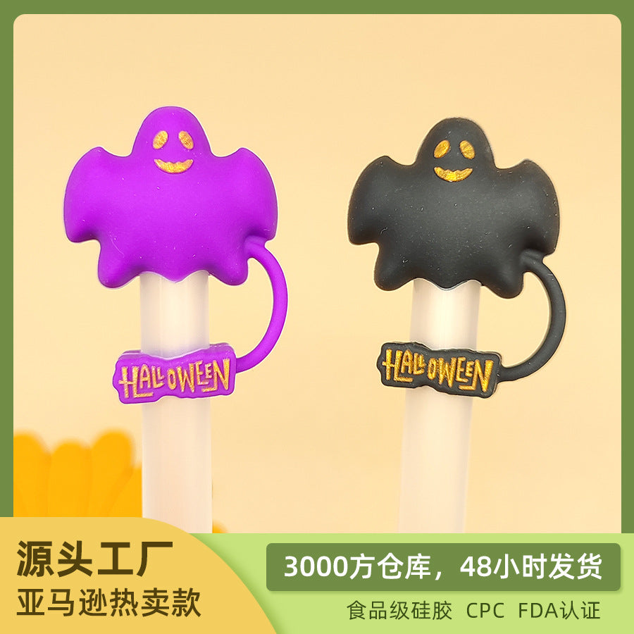 Wholesale 20pcs Dust-proof  straw cover food-grade silicone straw cover